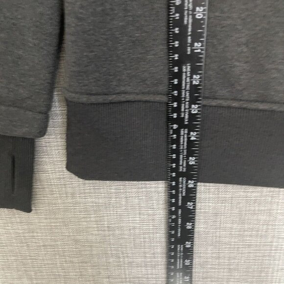 Penn Sport Sweater Womens Medium Turtle Neck Zip Tennis Heather Grey - Picture 8 of 16